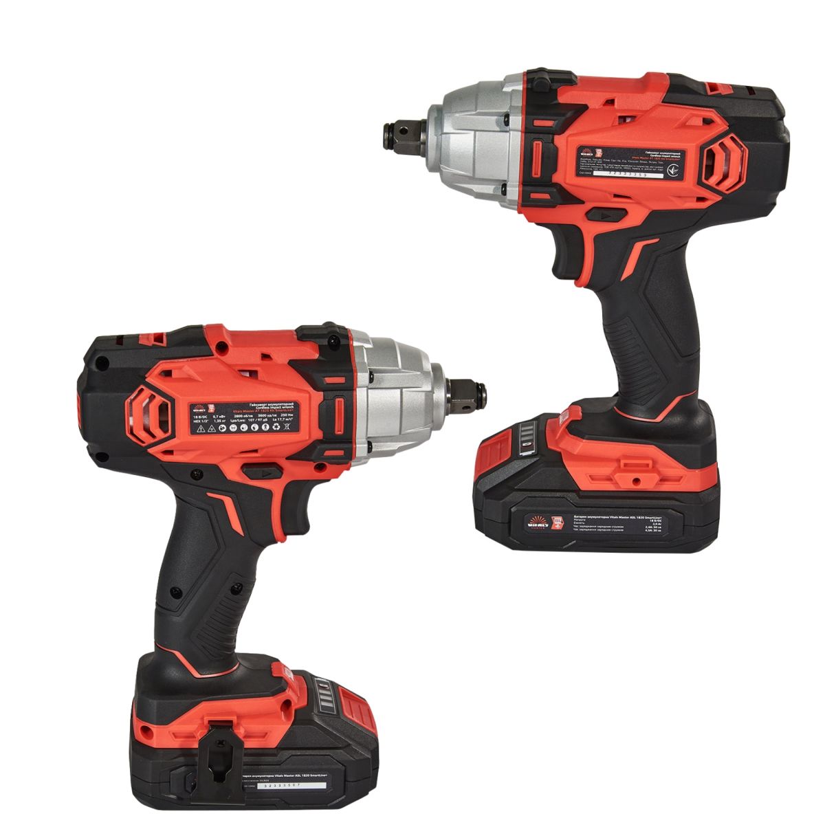 Гайкокрут акумуляторний Vitals Master AT 1825 Kit SmartLine+