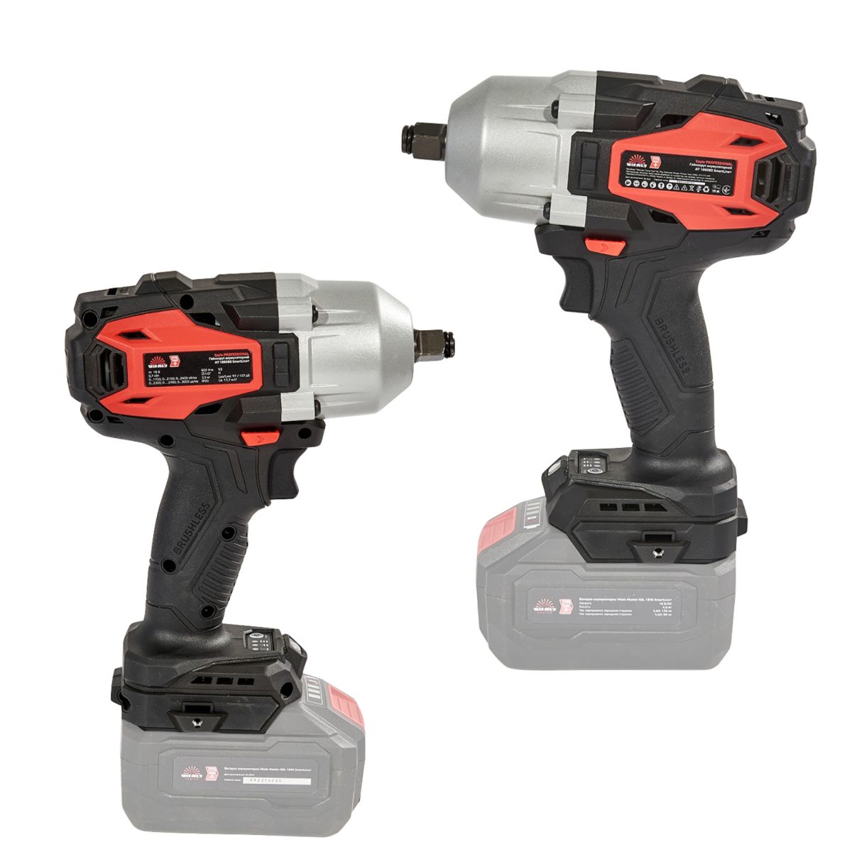 Гайкокрут акумуляторний Vitals Professional AT 1860 BS SmartLine+