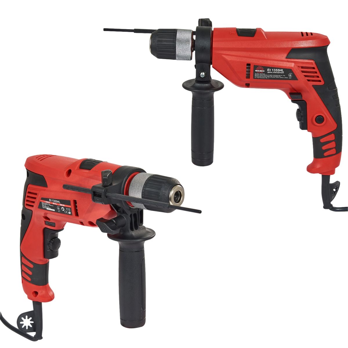 Дрель электрическая Vitals Master Et 1355HL