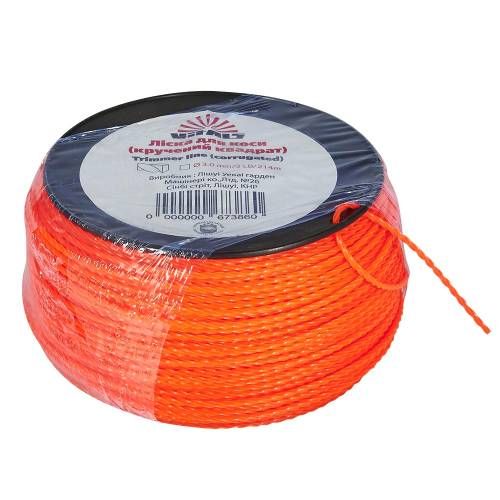 Леска для триммеров в бухте Vitals (крученый квадрат) 3.0мм*3LB (214 м.)