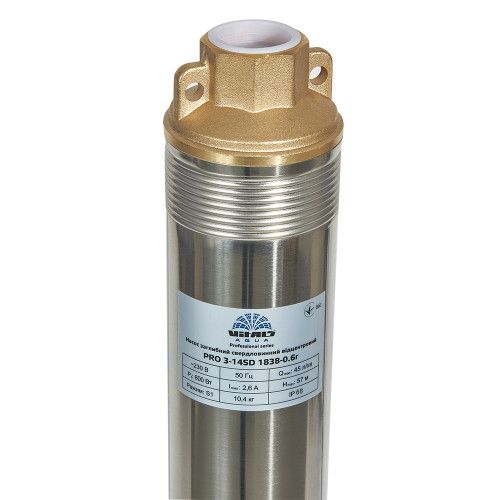 Насос погружной центробежный скважинный устойчив к песку Vitals Aqua PRO 3-14SD 1838-0.6r