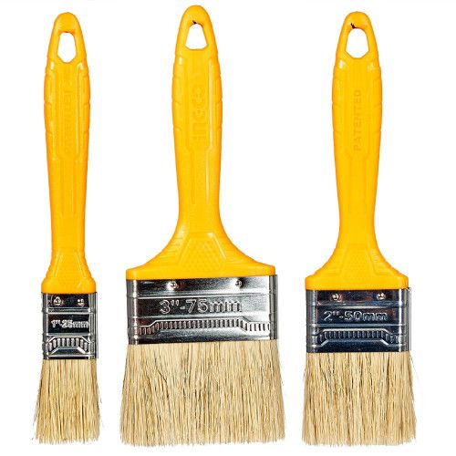 набор кистей, 3 шт. INGCO Super Select