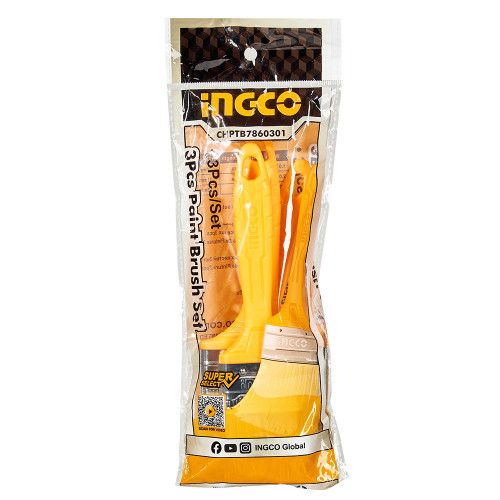 набор кистей, 3 шт. INGCO Super Select