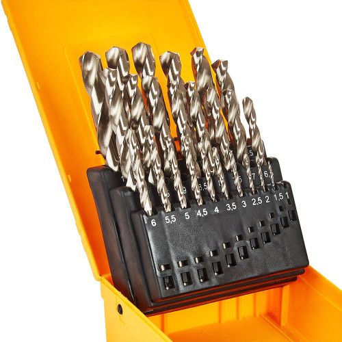 Набір свердел M2 по металу 25 шт. 1–13 мм INGCO