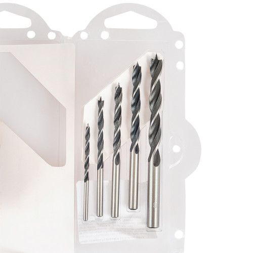 Набор сверл по дереву 5 шт. 3–8 мм INGCO