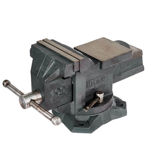 Тиски слесарные поворотные 100 мм INGCO INDUSTRIAL