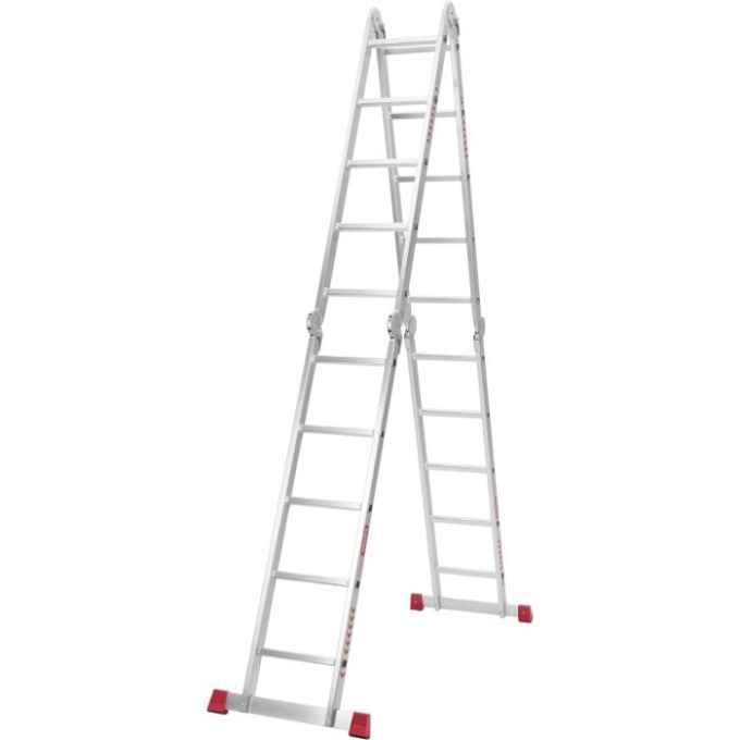 Драбина-трансформер алюмінієва Квітка PRO HD (4х5 сходинок) (110-9605)