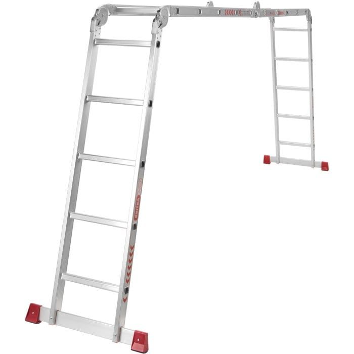 Лестница-трансформер алюминиевая Цветок PRO HD (4х5 ступенек) (110-9605)