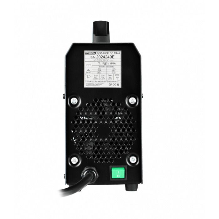 Сварочный аппарат инверторный PATON ECO-200-С + кейс (5.5 кВА, 200 А) (1012020013)