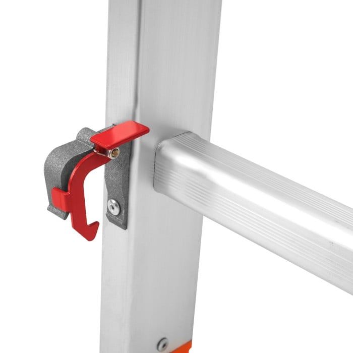 Драбина алюмінієва 3-х секційна BLUETOOLS (3х8 сходинок) (160-9005)