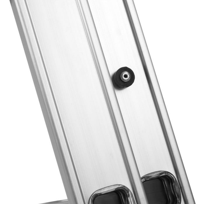 Драбина алюмінієва 3-х секційна BLUETOOLS (3х8 сходинок) (160-9005)