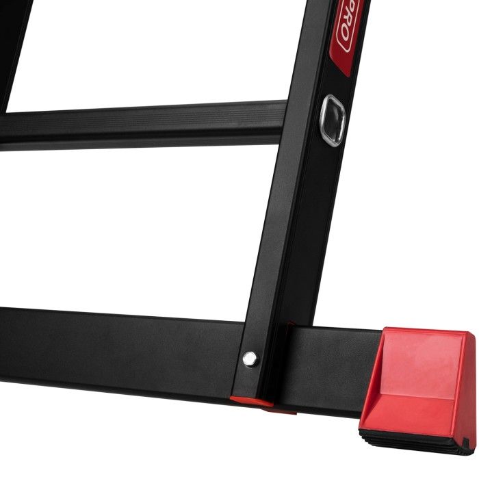 Драбина-трансформер алюмінієва Квітка PRO HD BLACK (4х4 сходинки) (110-9040)