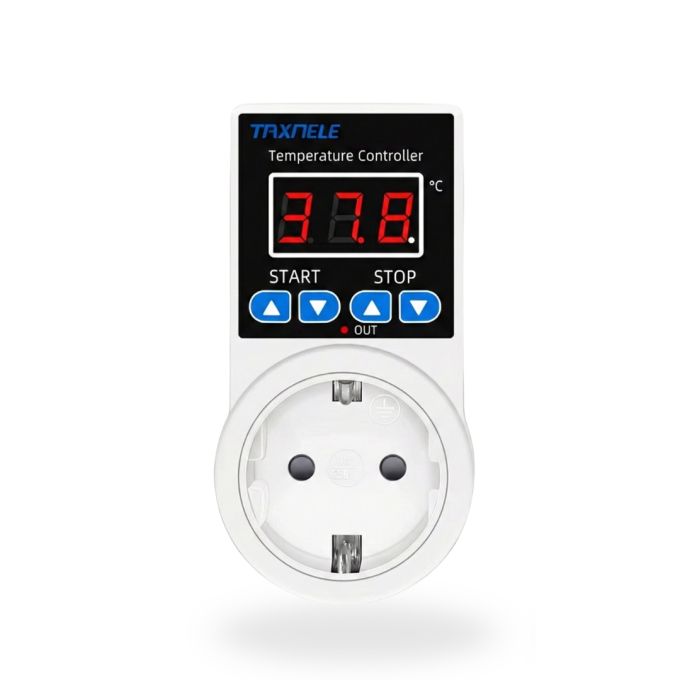 Розетка-термостат, цифровий регулятор температури, розетка 110 В, 220 В, датчик NTC