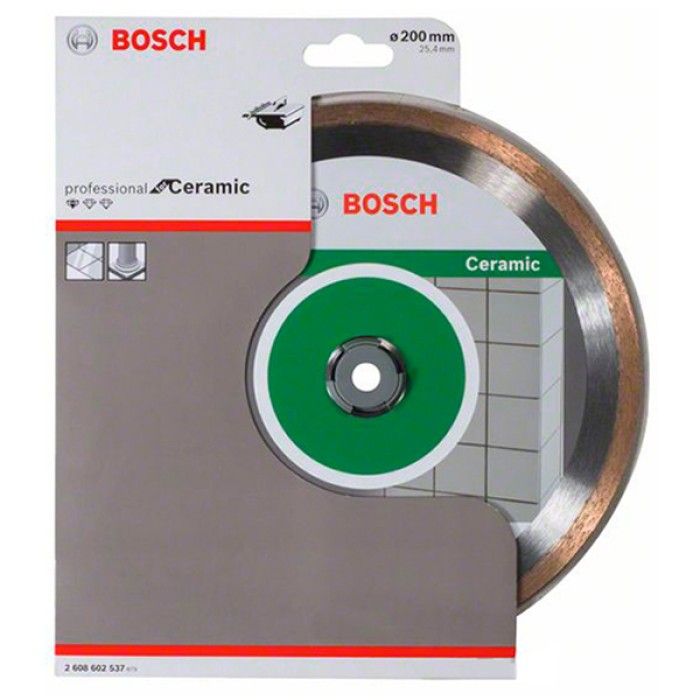 Bosch Круг алмазный отрезной PF Ceramic 200х25,4 керамика