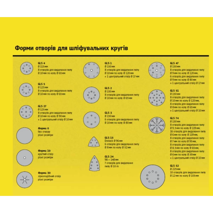 Кружок шліфувальний Klingspor PS 18 EK (125 мм, P120, GLS 5) (270484)
