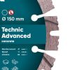 Круг алмазный отрезной Distar Technic Advanced 1A1RSS-C3 (150x22 мм, сегментный) (14315347012)