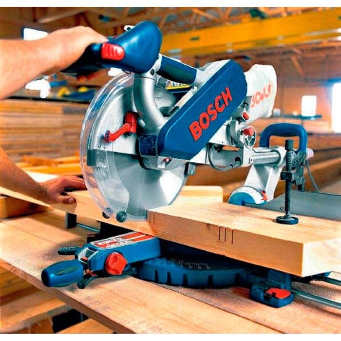 Пила торцовочная Bosch GCM 800 SJ Professional (1400 Вт, 216 мм) (0601B19000)