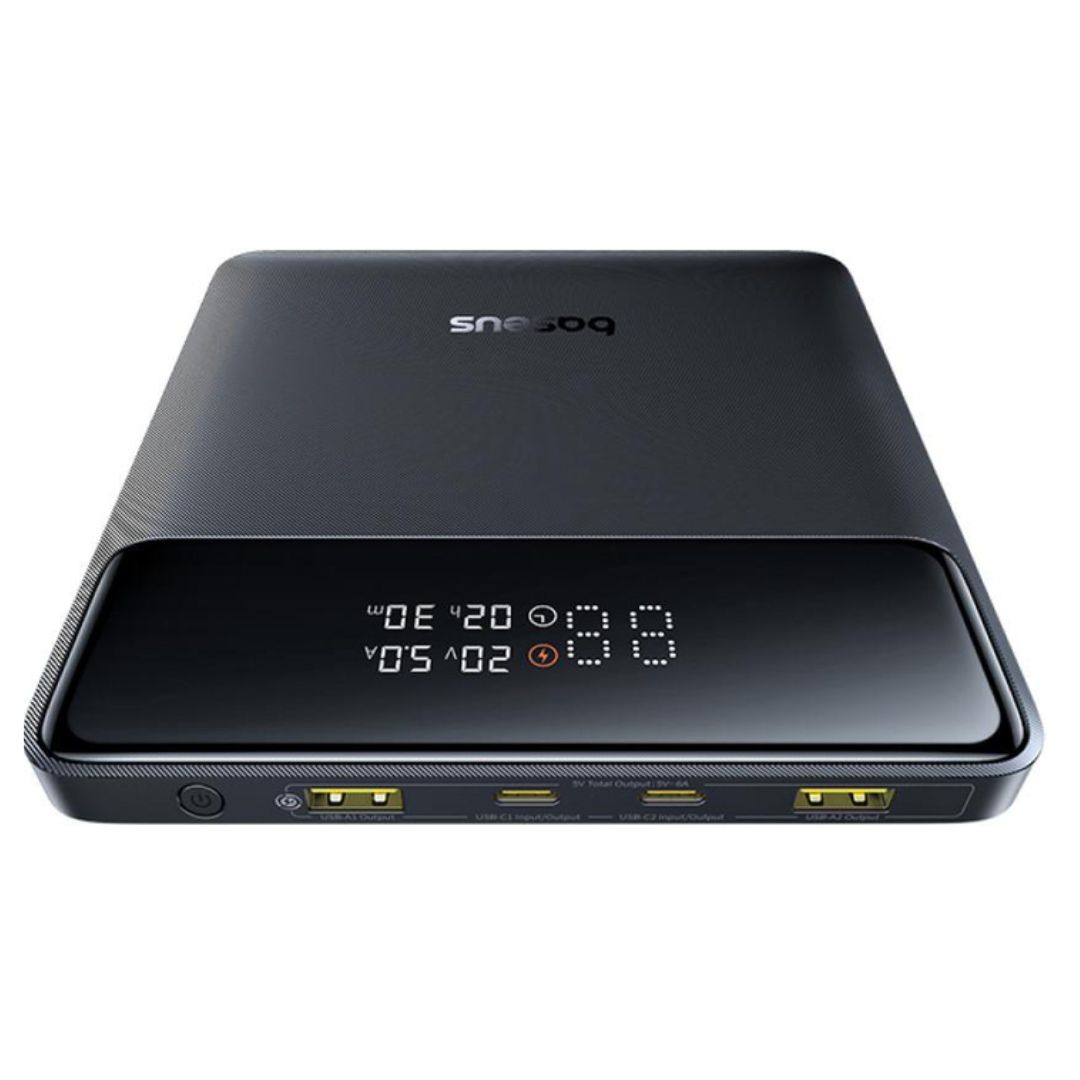 Power Bank 20000mAh 100W Baseus Blade H1 Lite Black УМБ повербанк з швидкою зарядкою, дисплей