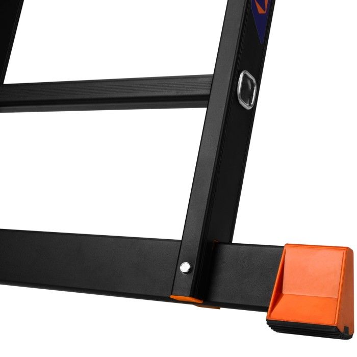 Драбина-трансформер алюмінієва BLUETOOLS BLACK (4х4 сходинки) (160-9016)