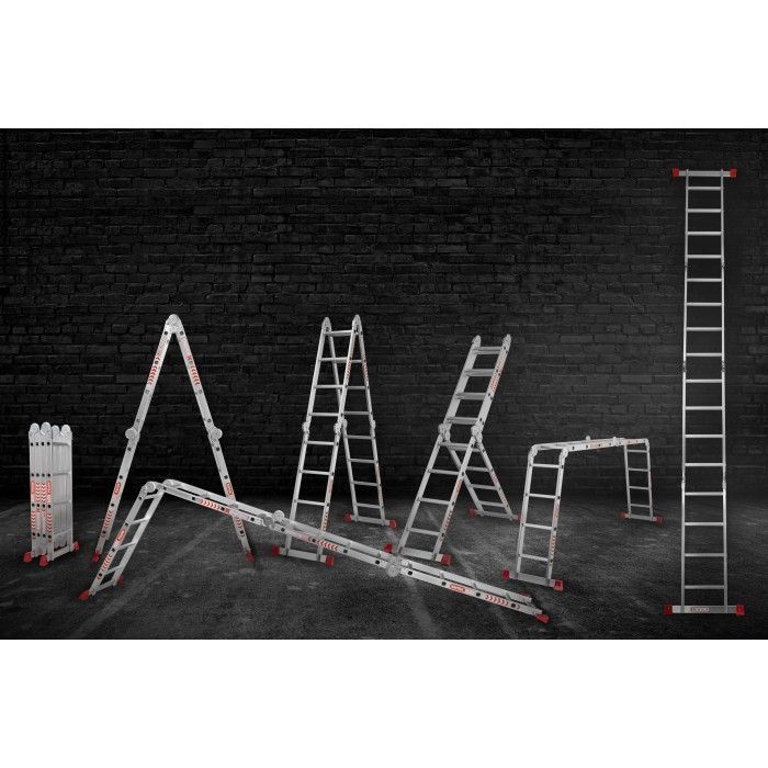 Драбина-трансформер Квітка PRO HD (4х3 сходинки) (110-9603)