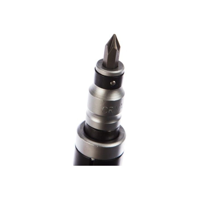 Викрутка ударна + набір біт Topex (6 шт.) (39D556)