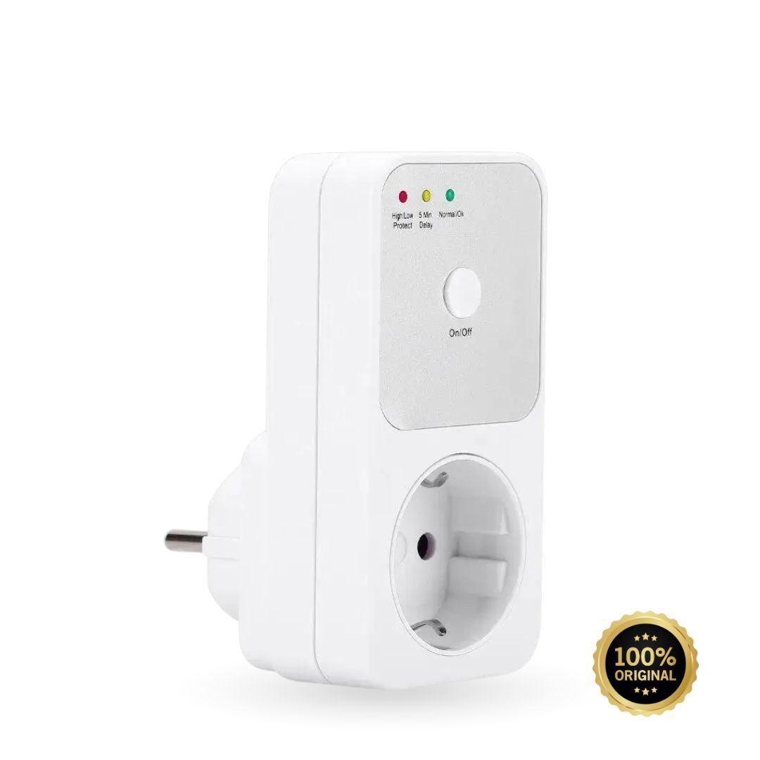 Автоматичне захисне реле в розетку JUAN 16A 175–260В максимальна  3680В відсікач напруги з дисплеєм