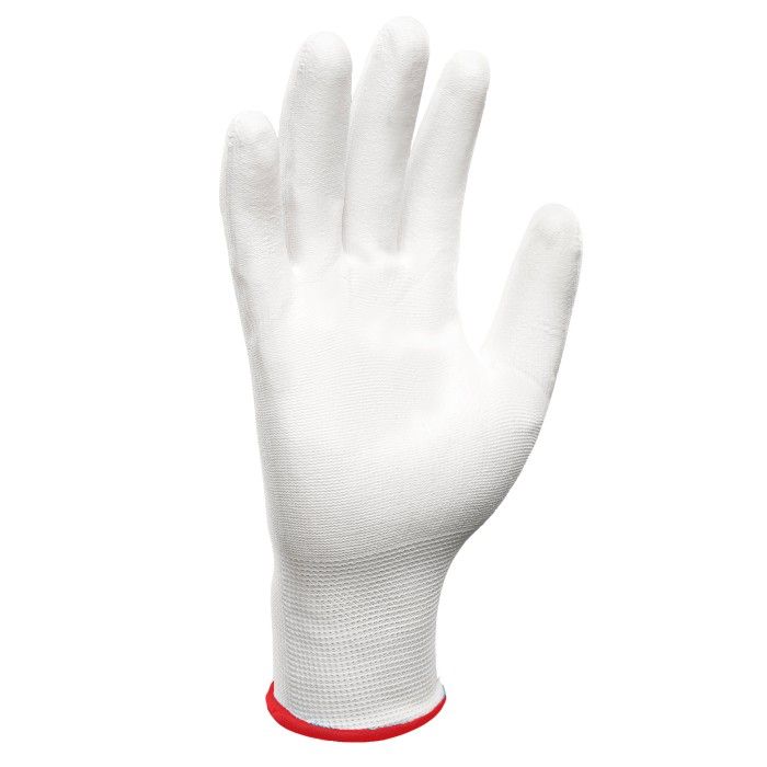 Стрейчевые перчатки с полиуретановым покрытием BLUETOOLS Sensitive Standard (M) (220-2217-08-IND)