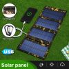 Сонячний зарядний пристрій 20W із швидкою зарядкою Q 3.0 USB 5V гнучка IP65 , для туризму