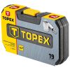Набір головок Torx Topex (1/2", 19 шт.) (39D379)