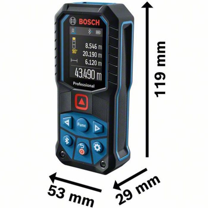 Лазерний далекомір Bosch GLM 50-27 C (50 м) (0601072T00)