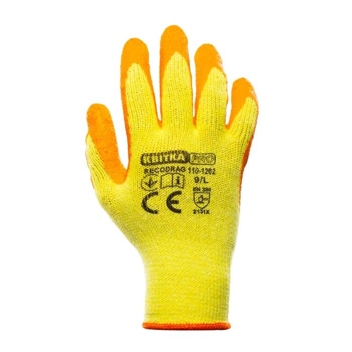 Рукавиці трикотажні з латексним покриттям КВІТКА PRO Recodrag Expert (12 пар, XL) (110-1202-10)