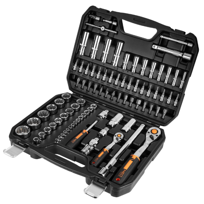 Набір змінних головок NEO Tools (1/2", 1/4", 86 шт.) (10-060)