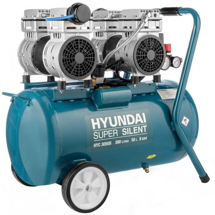 Компрессор воздушный Hyundai HYC 3050S (2 кВт, 300 л/мин, 50 л)