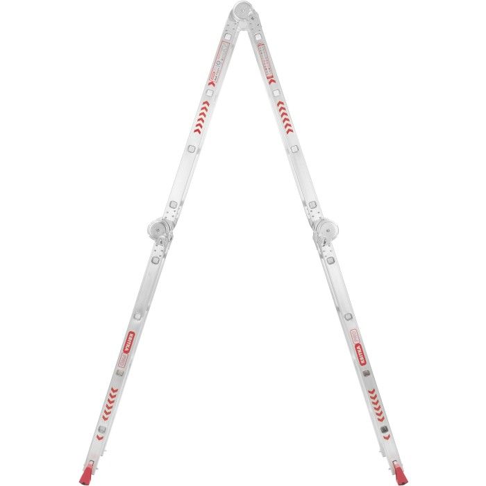 Драбина-трансформер алюмінієва Квітка PRO HD (4х4 сходинки) (110-9604)