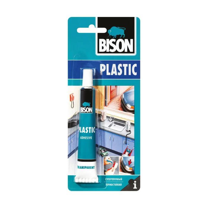 Клей для твердого пластику 25мл Bison