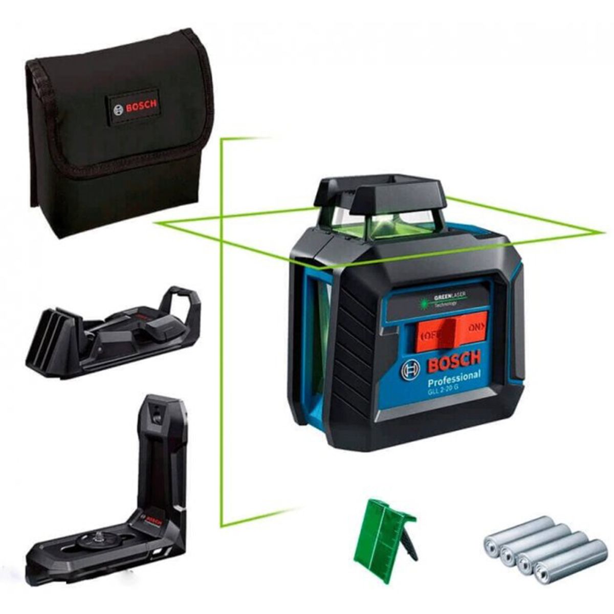 Нивелир лазерный Bosch GLL 2-20 G Professional (10 м) (0601065000)