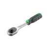Рукоятка з храповим механізмом на 72 зубця 1/4", Cr-V INTERTOOL