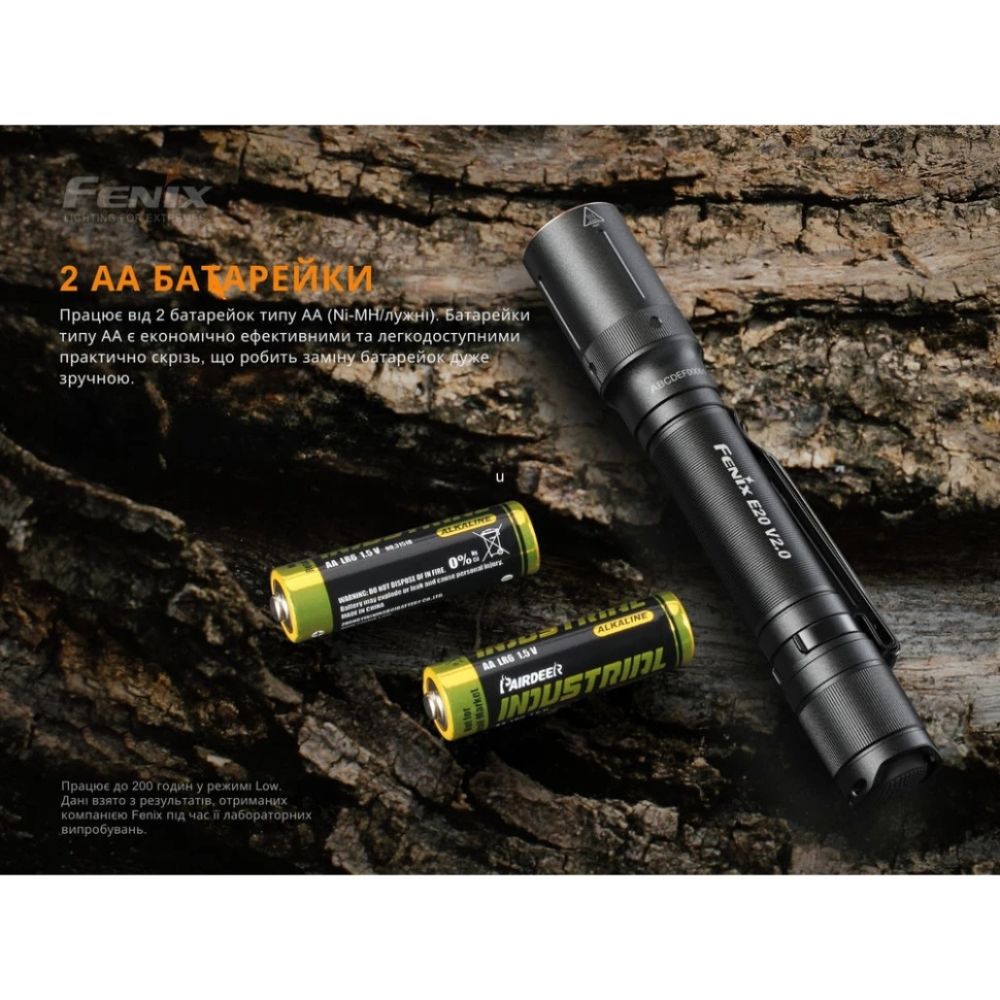Ліхтар ручний Fenix E20 V2.0