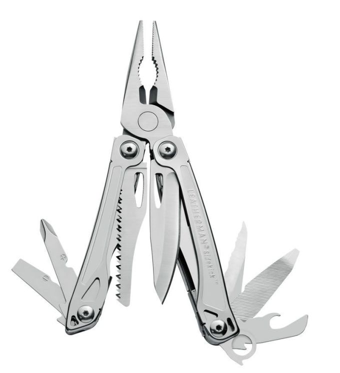 Мультиинструмент Leatherman Sidekick, синтетический чехол, картонная коробка
