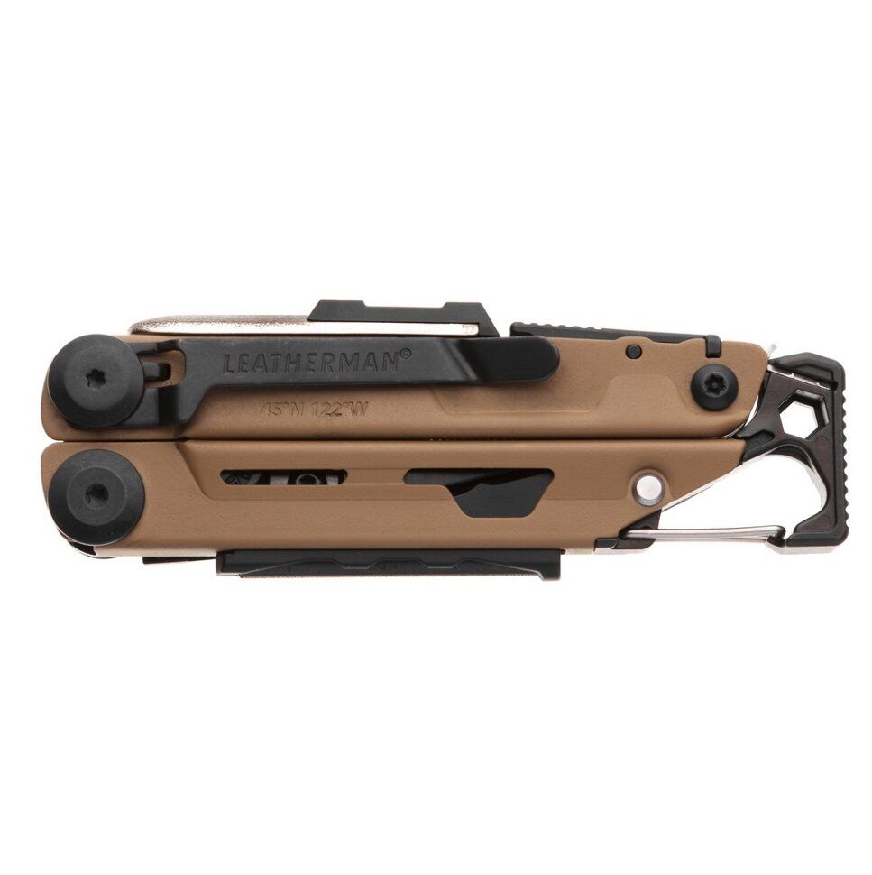 Мультиінструмент Leatherman SIGNAL COYOTE, синтетичний чохол, картонна коробка