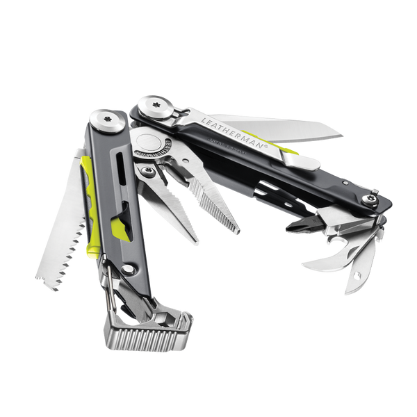 Мультиінструмент Leatherman SIGNAL GRAY, синтетичний чохол, картонна коробка