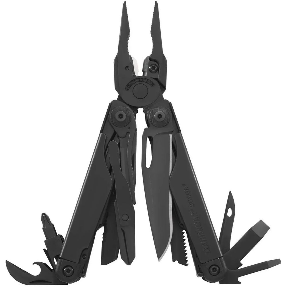 Мультиінструмент Leatherman Surge BLACK, синтетичний чохол, картонна коробка