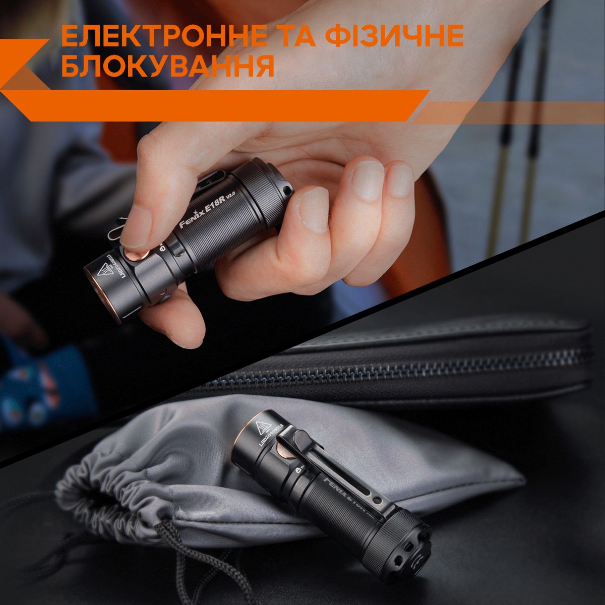 Ліхтар ручний Fenix E18R V2.0