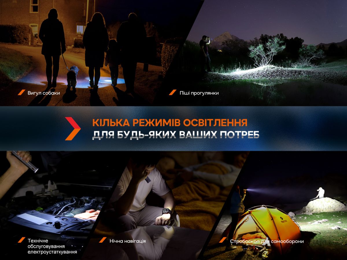 Фонарь ручной Fenix E-CP голубой Fenix E-CP голубой