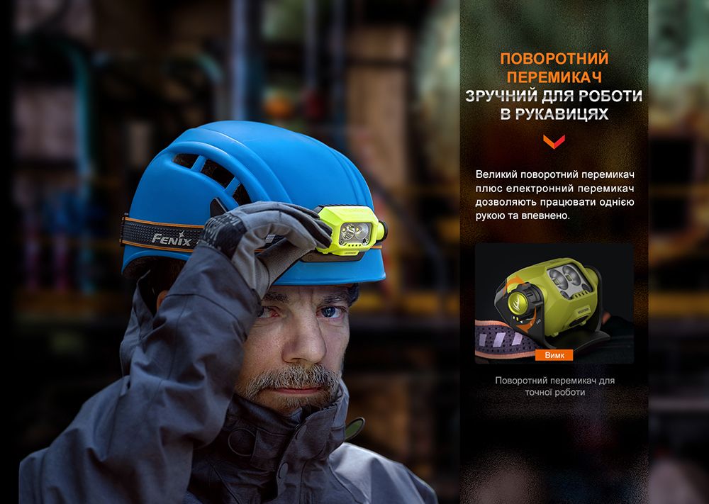 Фонарь налобный Fenix WH23R с бесконтактным датчиком Fenix WH23R с бесконтактным датчиком