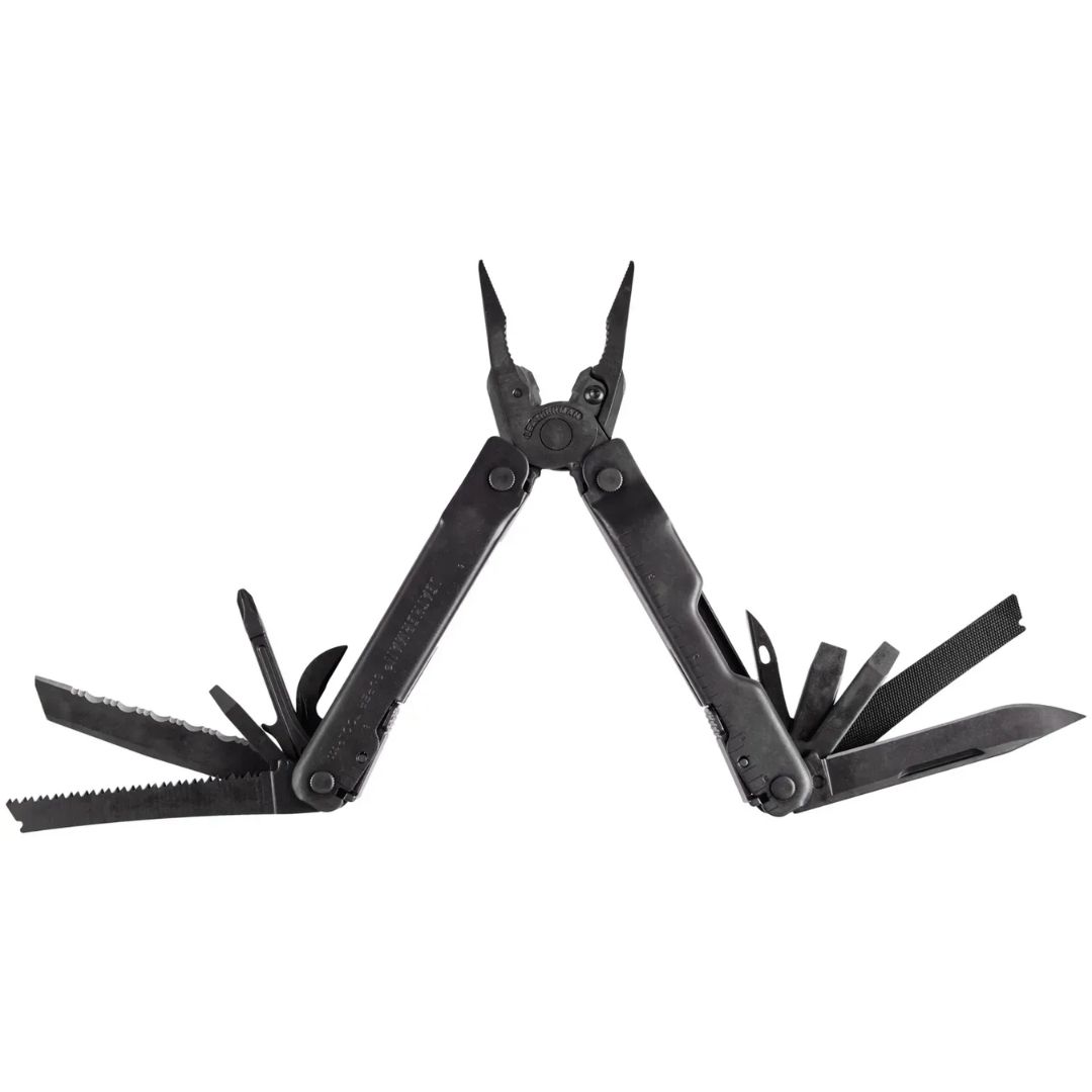 Мультиинструмент Leatherman Super Tool 300 BLACK, чехол MOLLE (черный), картонная коробка