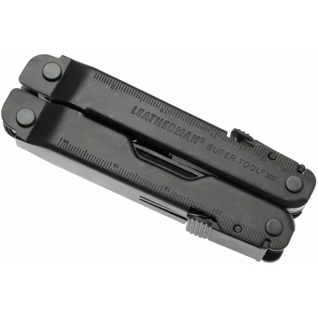 Мультиинструмент Leatherman Super Tool 300 BLACK, чехол MOLLE (черный), картонная коробка