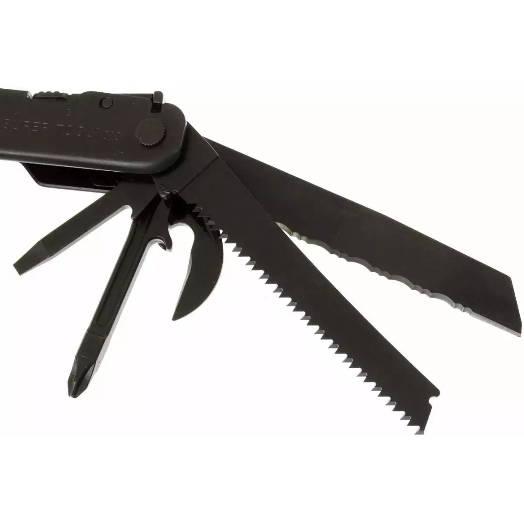 Мультиинструмент Leatherman Super Tool 300 BLACK, чехол MOLLE (черный), картонная коробка