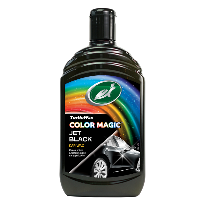 Поліроль для кузова з відновленням кольору Turtle Wax Color Magic Black чорна 500 мл