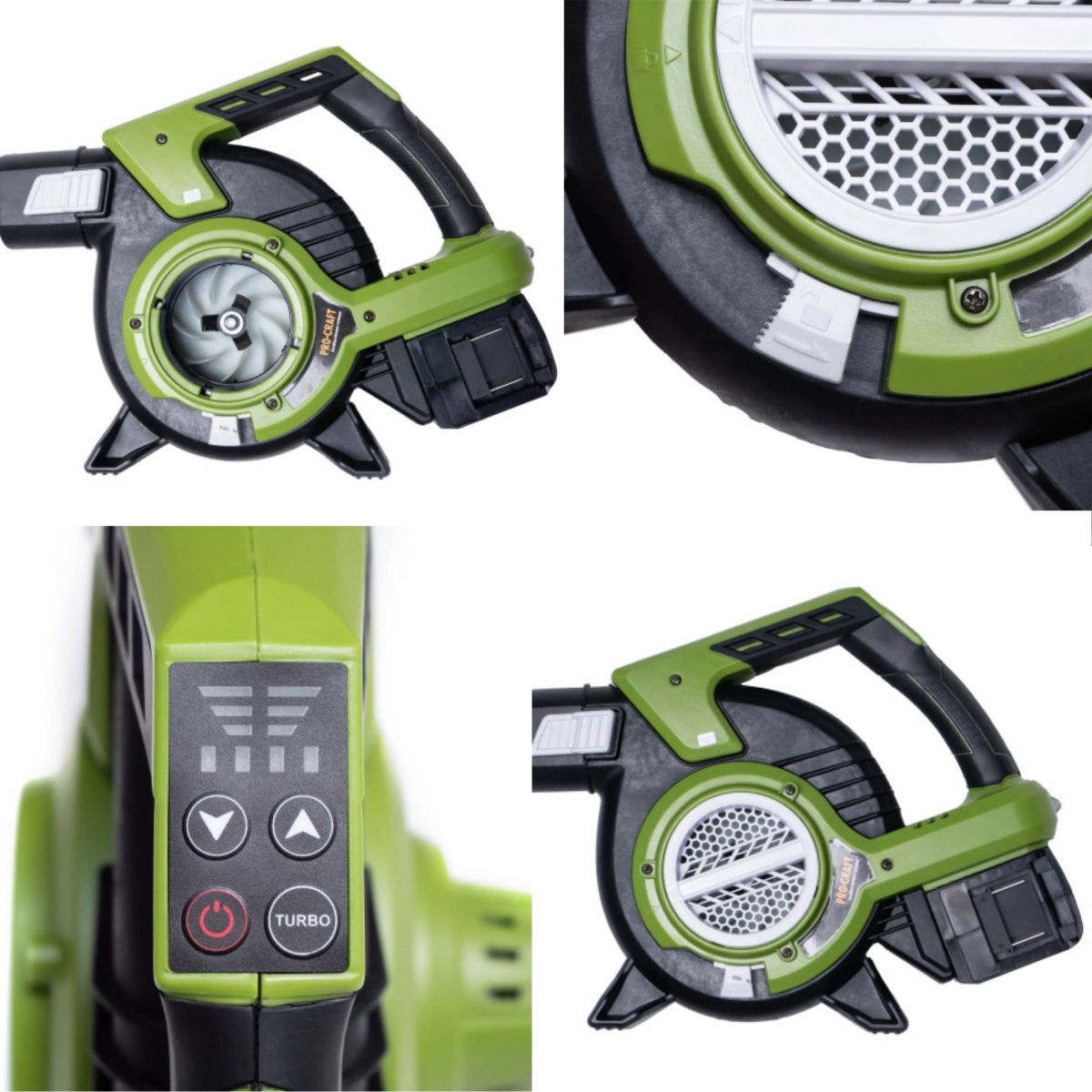 Набір Акумуляторний пилосос-повітродувка Procraft VB20(б/акб і зп)+/Батарея 20/8-2шт./З/пр.20/1-2шт